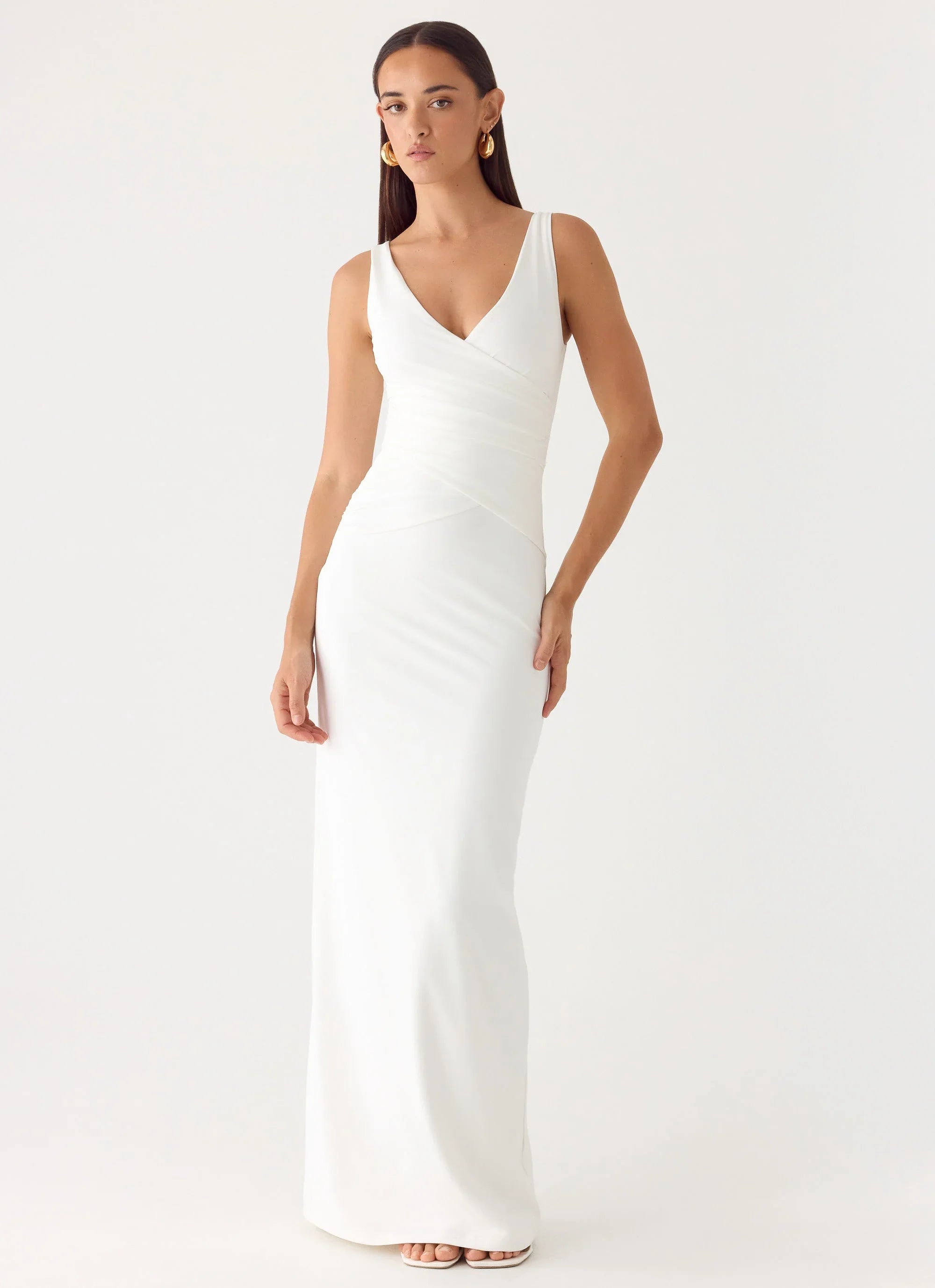 Nerine Maxi Dress - White